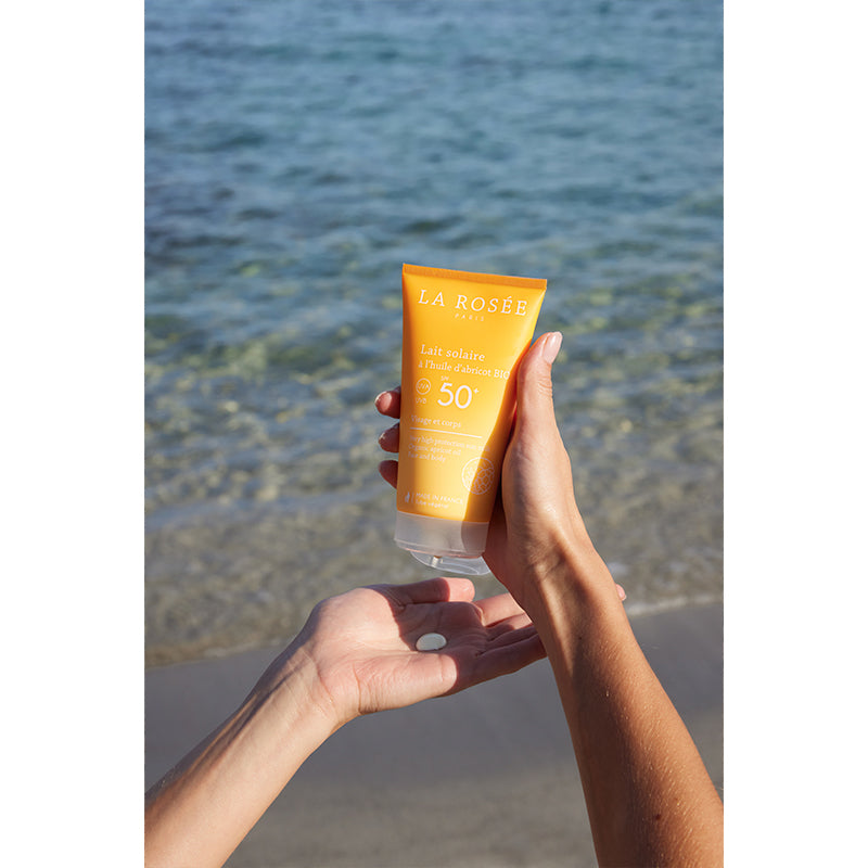 La Rosee Paris SPF 50+ Sun Milk with Organic Apricot Oil 150 ml