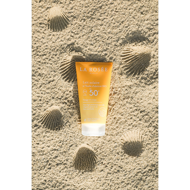 La Rosee Paris SPF 50+ Sun Milk with Organic Apricot Oil 150 ml