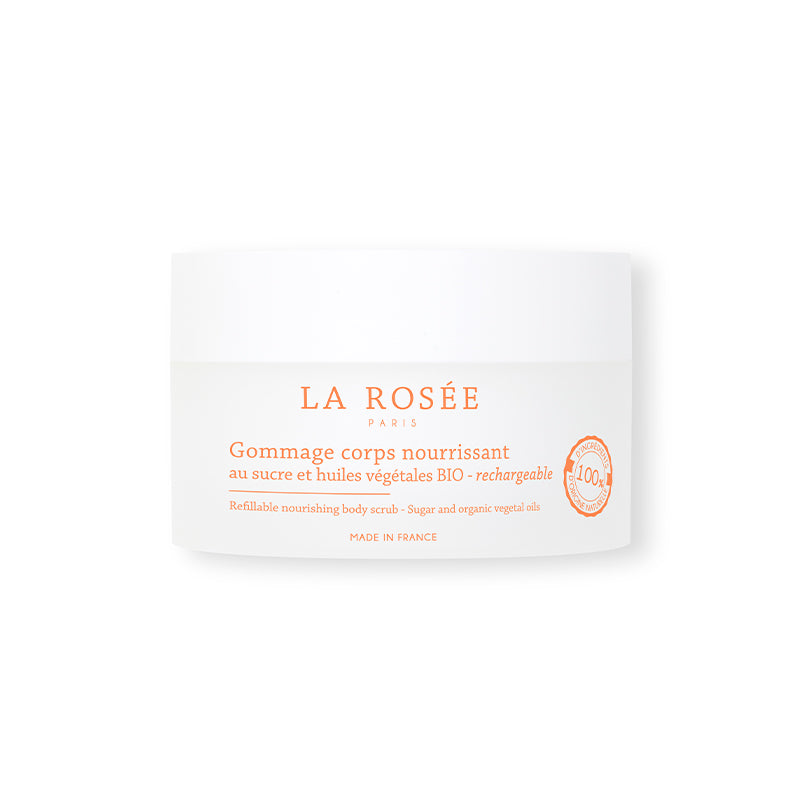 La Rosee Paris Nourishing Sugar Body Scrub with Organic Oils 200g