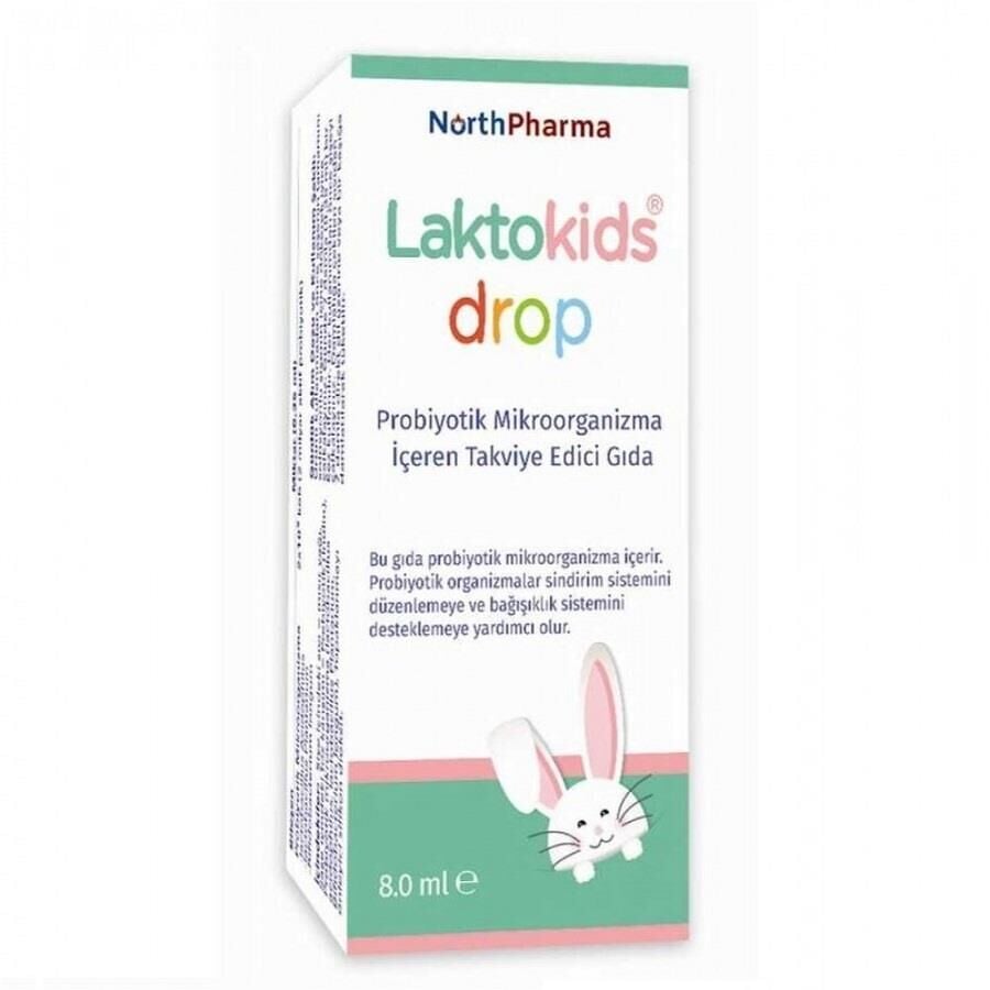 North Pharma LaktoKIDS Probiotic Drops for Children 8ml