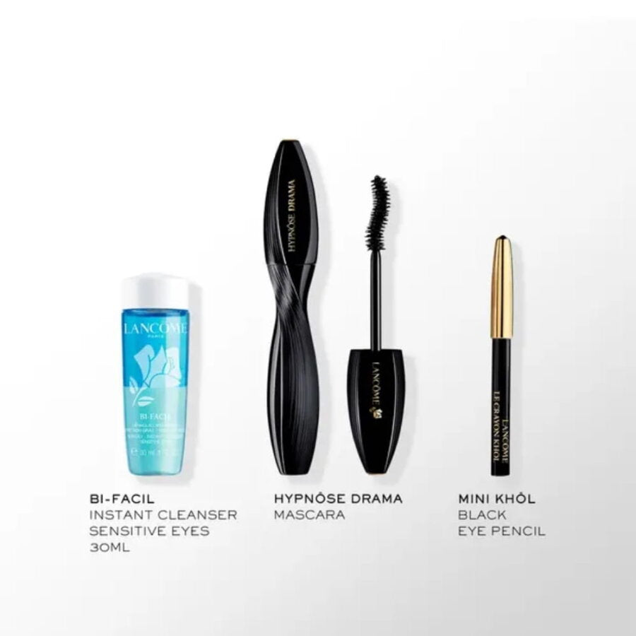 Lancome Hypnose Drama Eye Makeup Set with Bi-Facil 30 ml