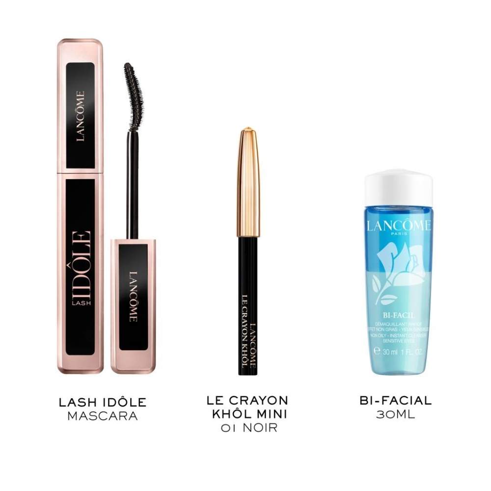 Lancome Lash Idole Mascara & Eye Makeup Set 3 Pieces