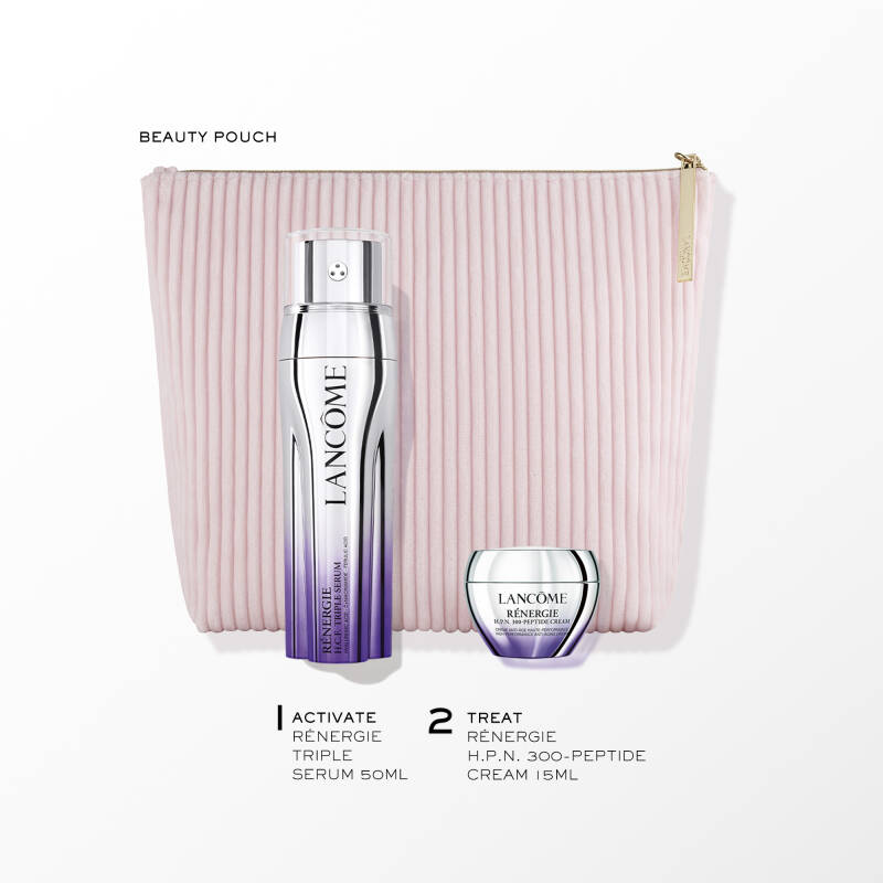 Lancome Renergie Triple Serum and H.P.N. Peptide Cream Set 50ml+15ml