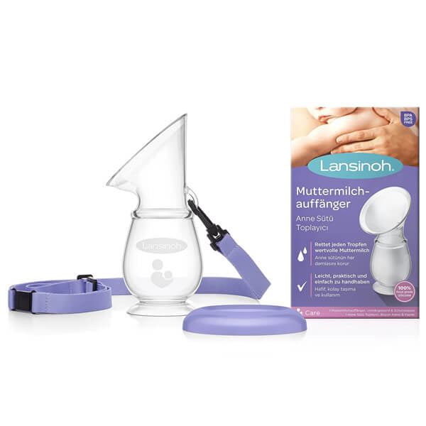 Lansinoh Breast Milk Collector for Hands-Free Suction 100ml