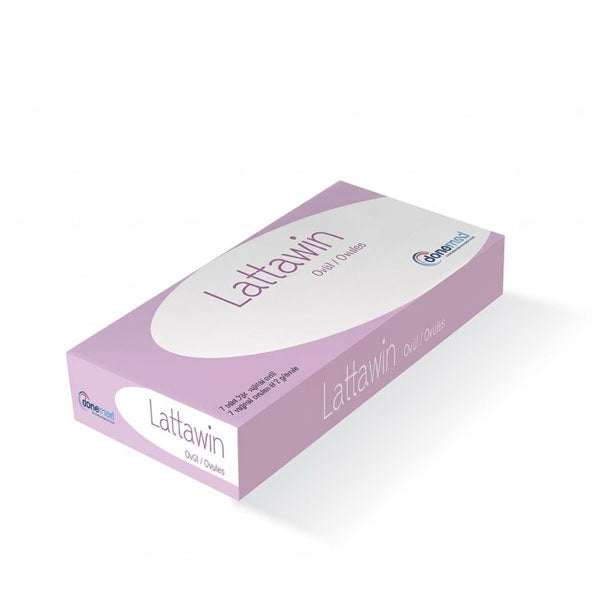 Lattawin Vaginal Ovules for Intimate Care 7-Pack
