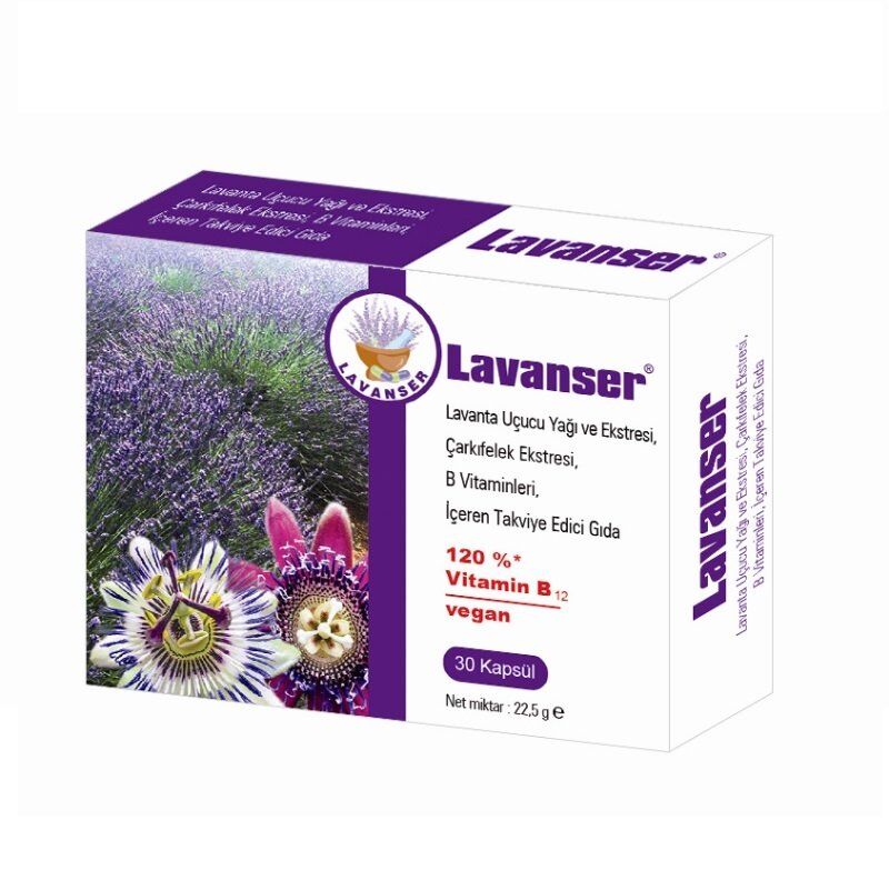 Rc Farma Lavanser Herbal Extract Supplement 30 Capsules