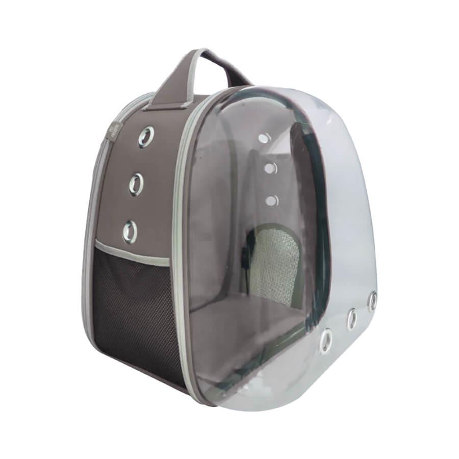Lavista Astronaut Mesh Pet Carrier Smoke Grey for Cats and Small Dogs up to 5 kg