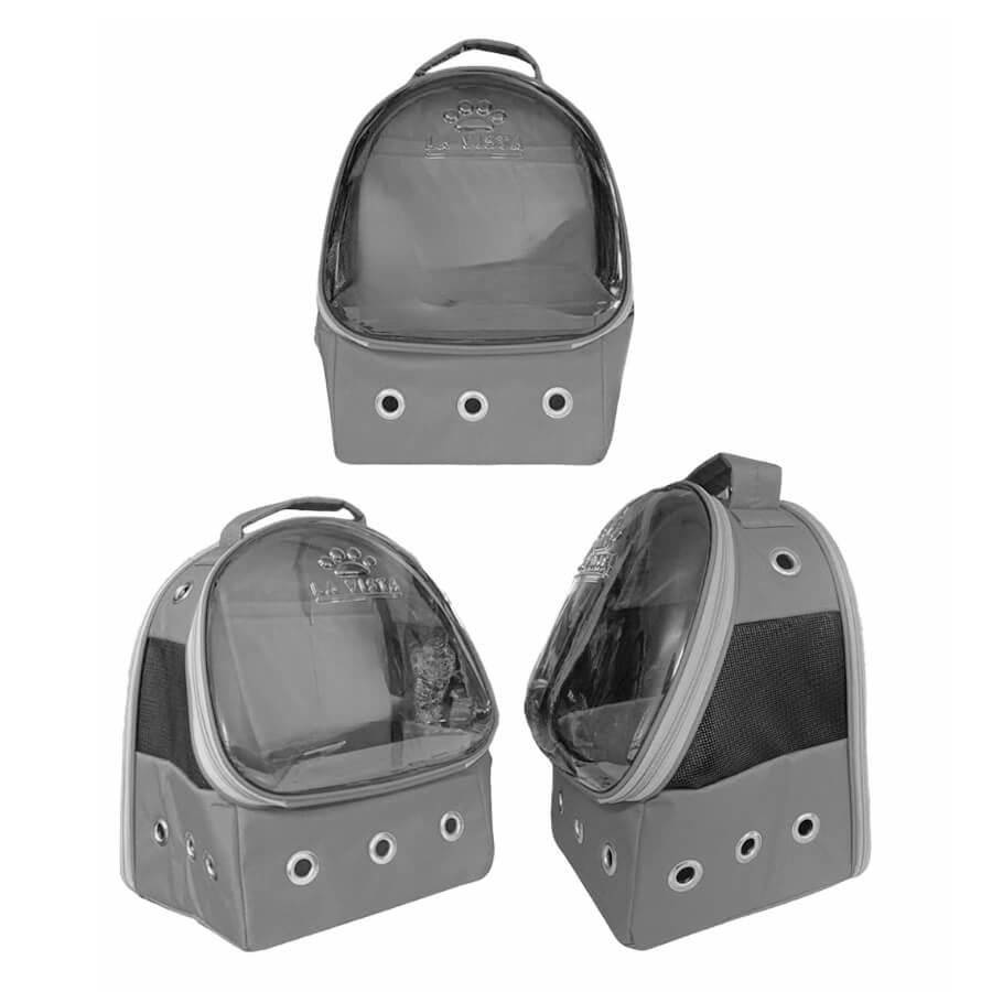 Lavista Dalton Fix Pet Carrier Bag for Cats and Dogs Grey