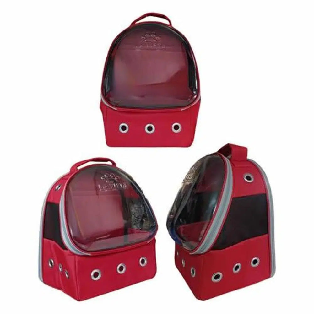 Lavista Dalton Fix Pet Carrier Bag for Cats and Dogs Red