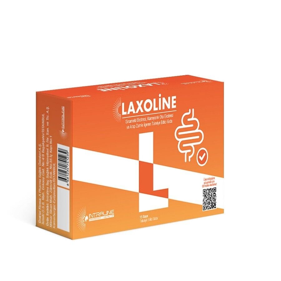 Intraline Laxoline Fiber Support Supplement 15 Sachets