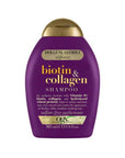 OGX Biotin & Collagen Shampoo - Thickening & Strengthening Hair Care for Thinning or Weak Hair, 13.01 fl oz - Shampoo