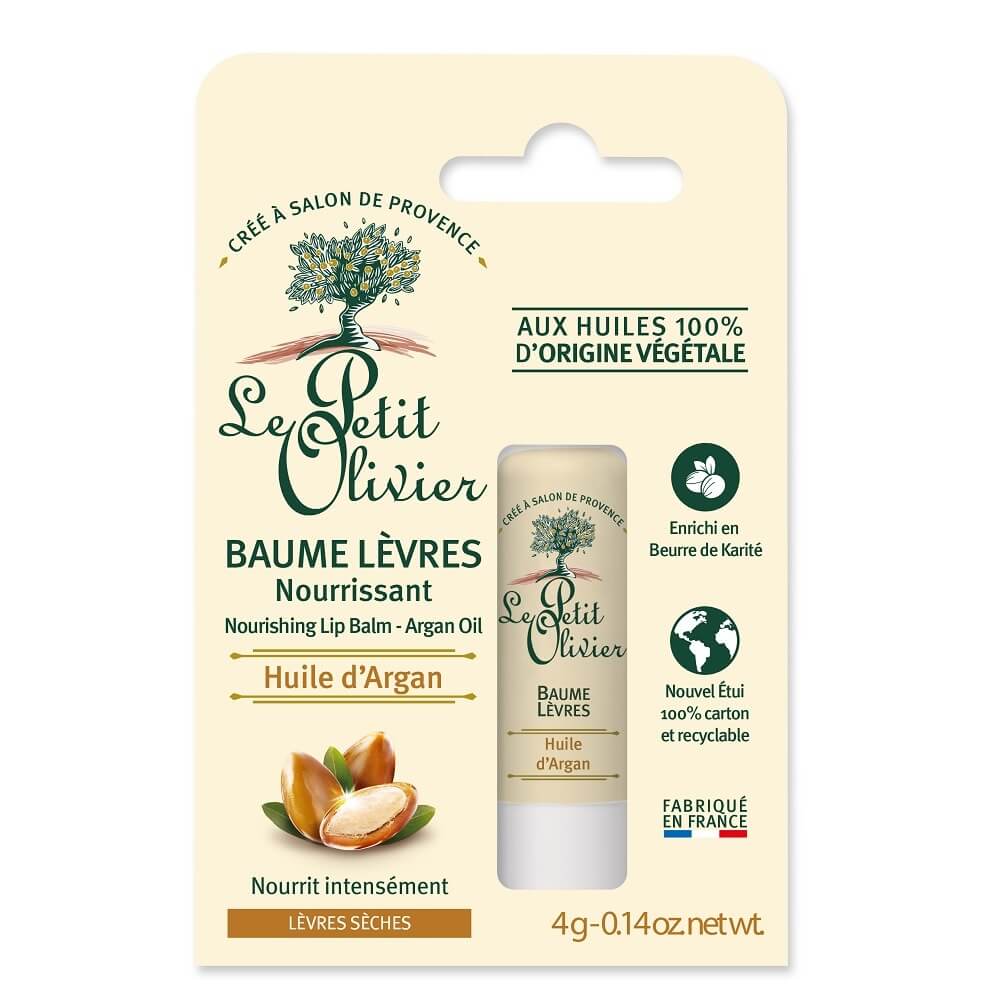 Le Petit Olivier Argan Oil Lip Balm for Dry Lips 4g