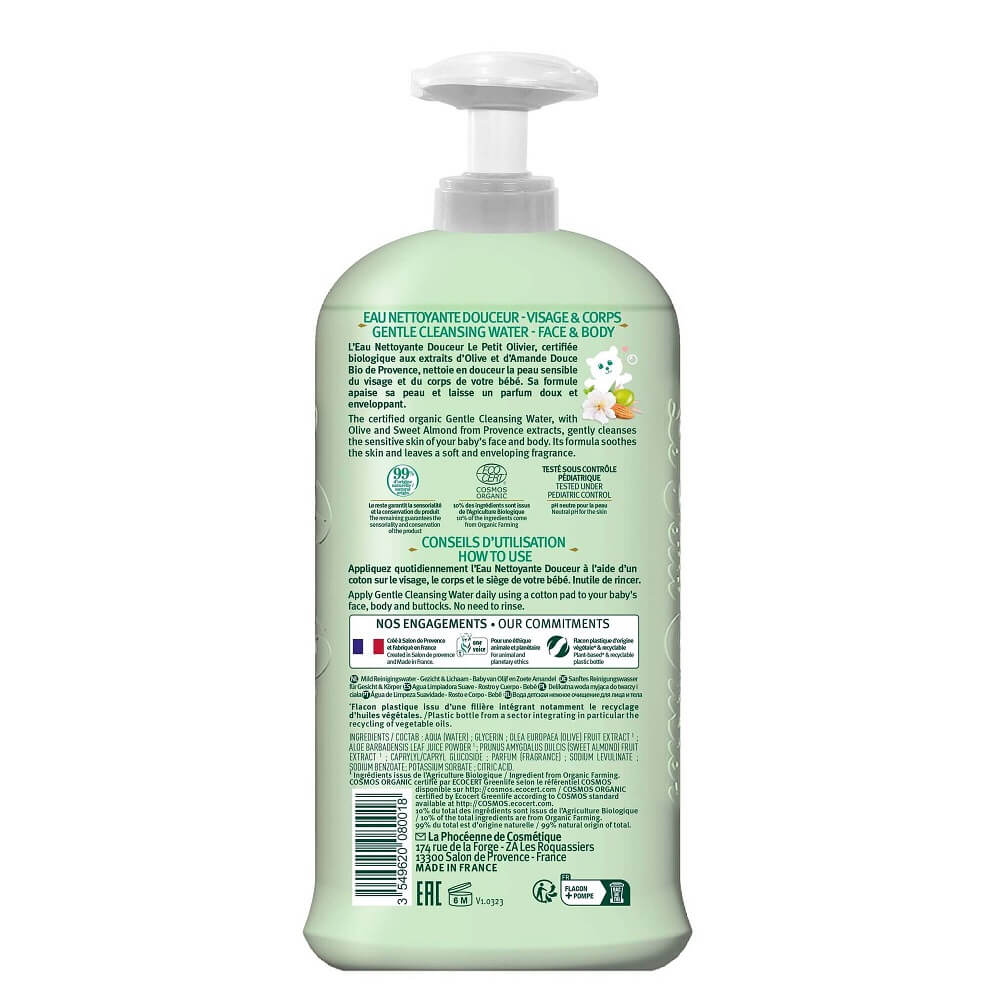 Le Petit Olivier Baby Gentle Cleansing Water 750ml