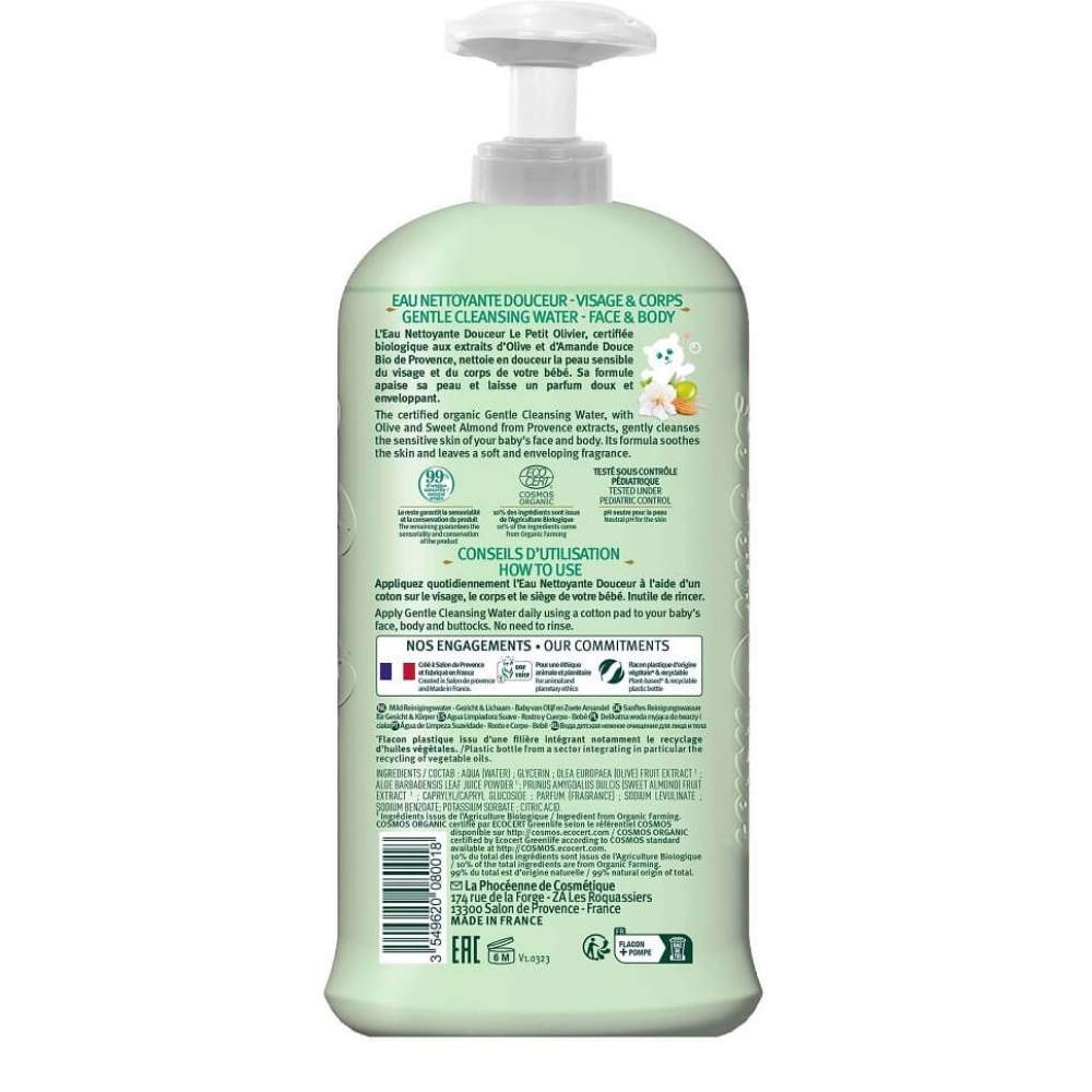 Le Petit Olivier Baby Gentle Cleansing Water 750ml