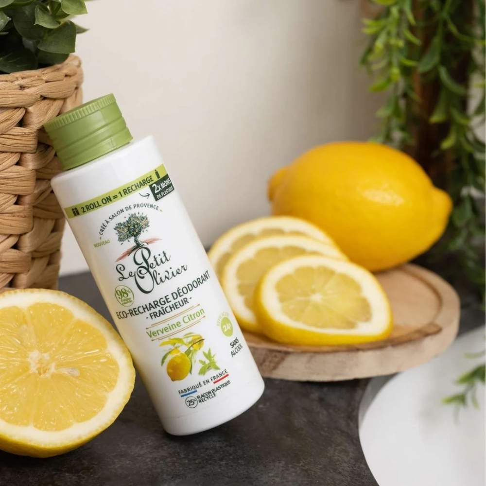 Le Petit Olivier Lemon Verbena Roll-On Deodorant Refill 100ml