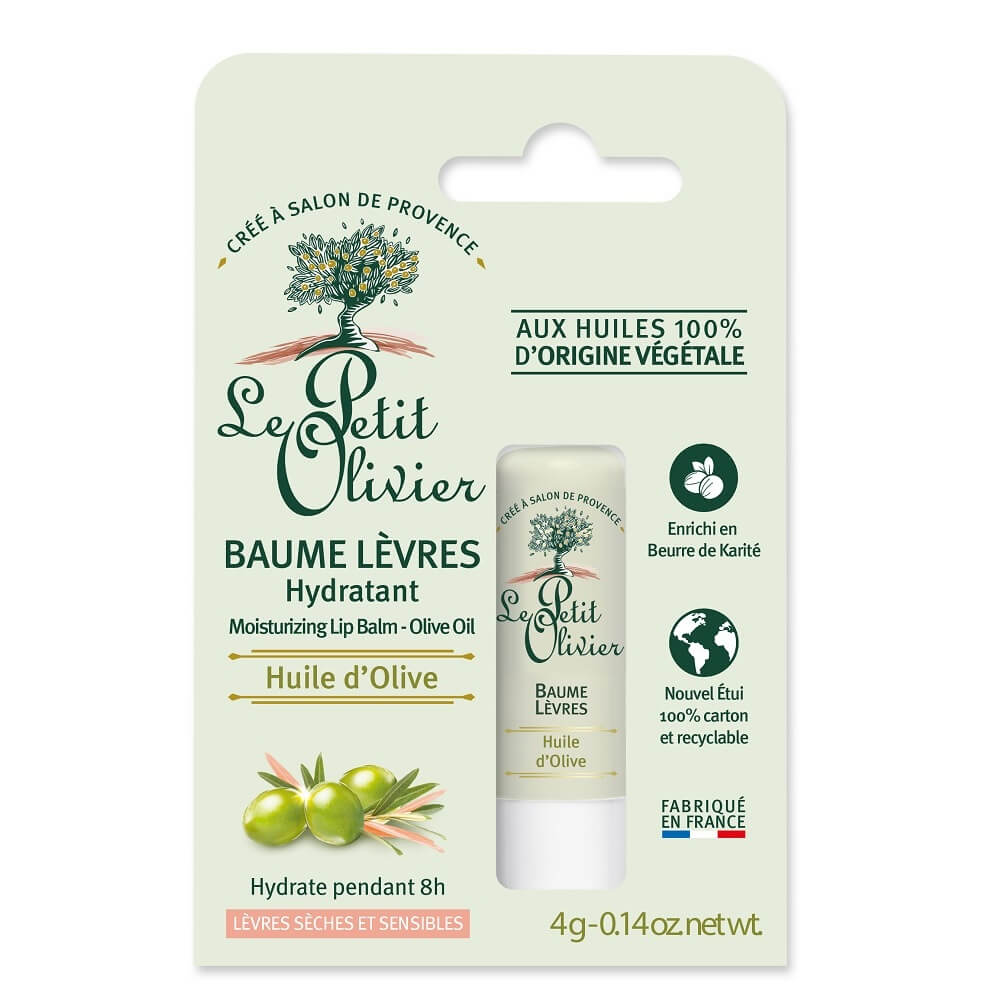 Le Petit Olivier Olive Oil Lip Balm for Dry Lips 4g