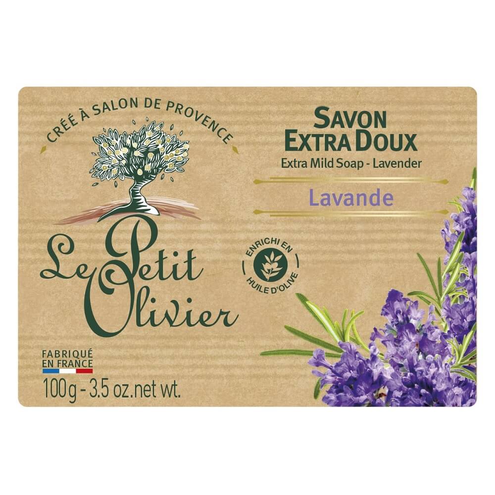Le Petit Olivier Lavender Soap for Gentle Cleansing 100g