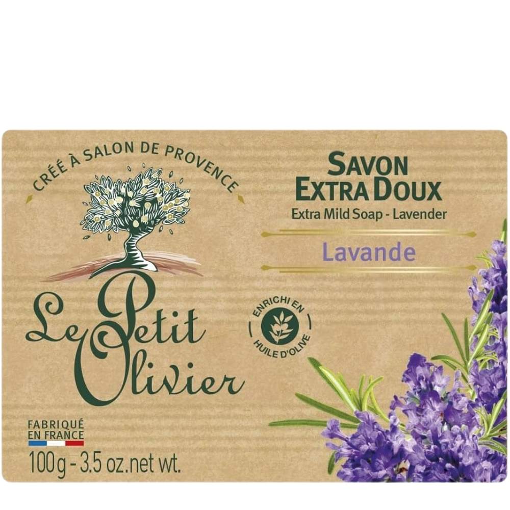 Le Petit Olivier Lavender Soap for Gentle Cleansing 100g