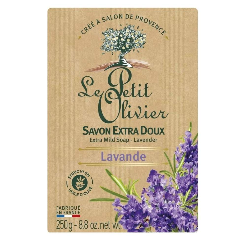 Le Petit Olivier Lavender Soap Calming Bar 250g