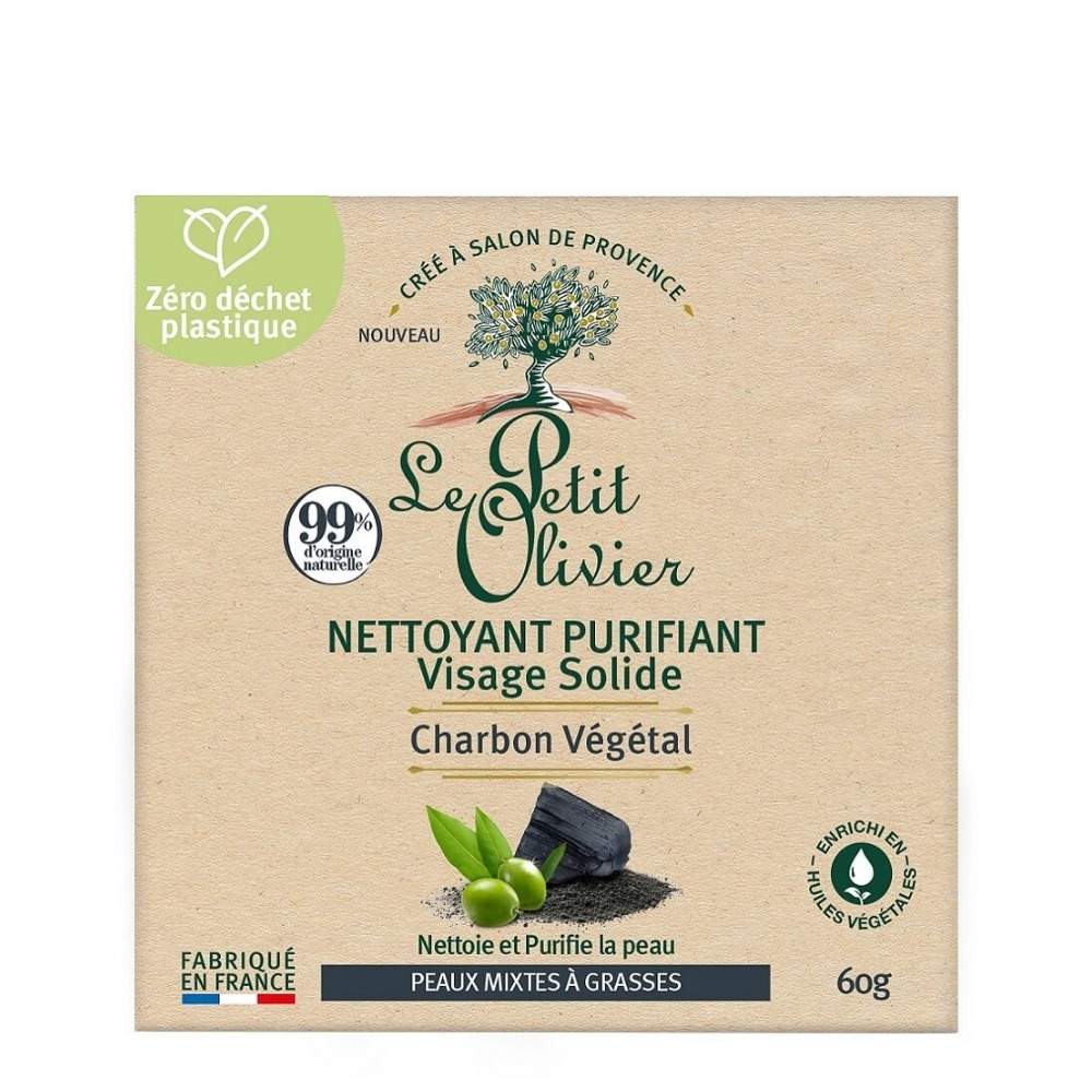 Le Petit Olivier Purifying Charcoal Soap for Fresh Skin 60g