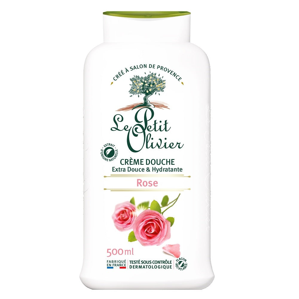 Le Petit Olivier Rose Shower Cream for Soft Skin 500ml