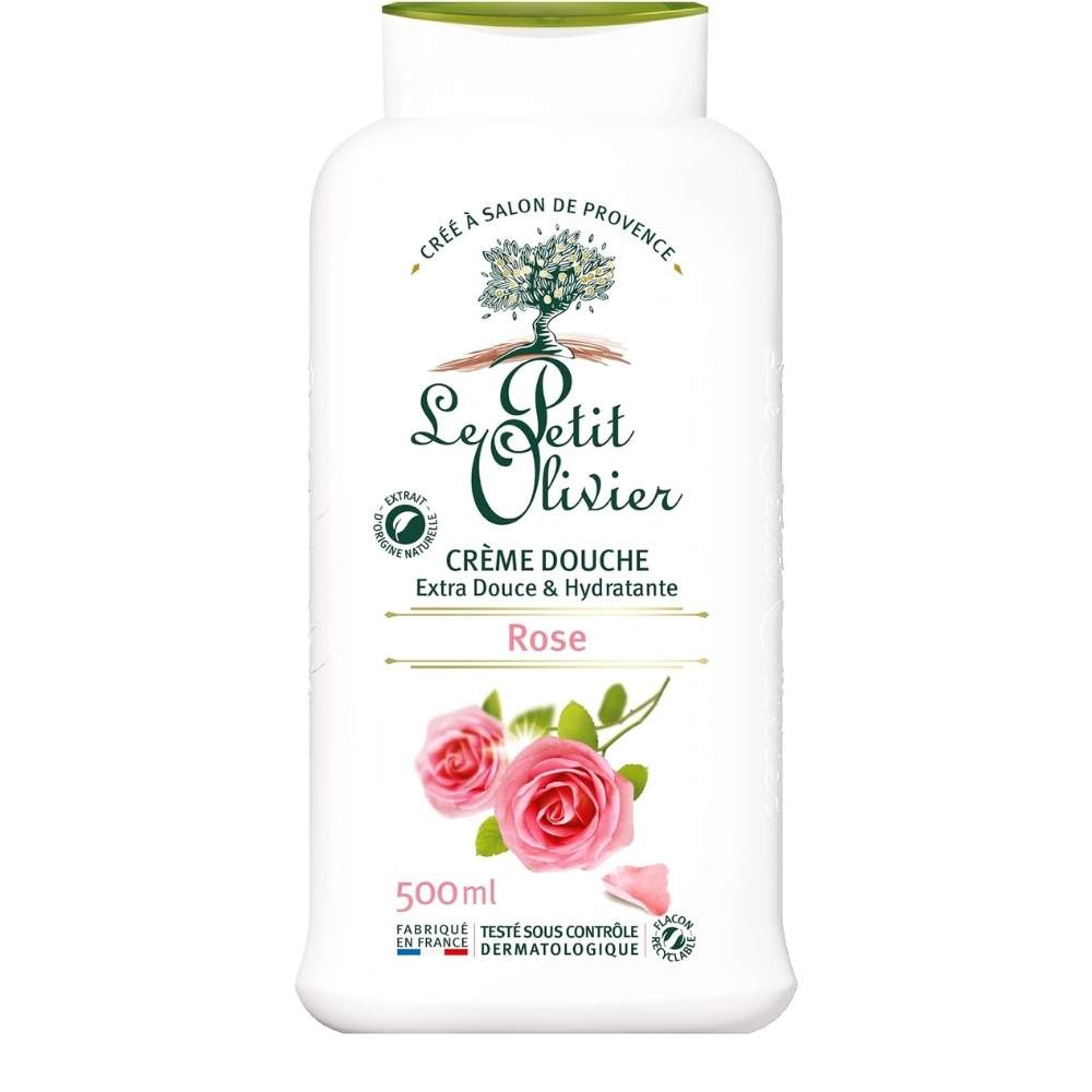Le Petit Olivier Rose Shower Cream for Soft Skin 500ml