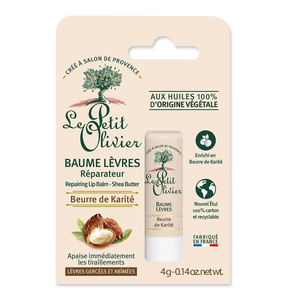 Le Petit Olivier Shea Butter Lip Balm for Dry Lips 4g