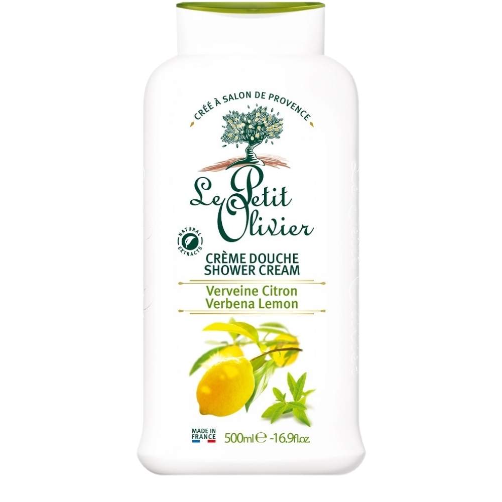 Le Petit Olivier Verbena Lemon Shower Cream for Fresh Skin 500ml