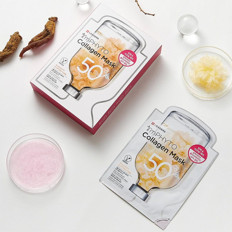 Leaders ImPHYTO Collagen Sheet Mask Set 10 Pack