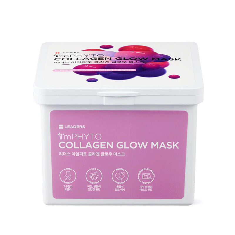 Leaders ImPHYTO Collagen Radiance Mask for Glowing Skin 20 Sheets