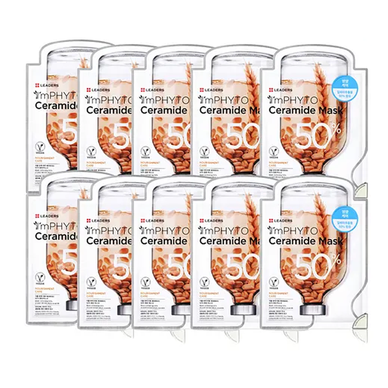 Leaders ImPHYTO Ceramide Sheet Mask Set 10 Pack