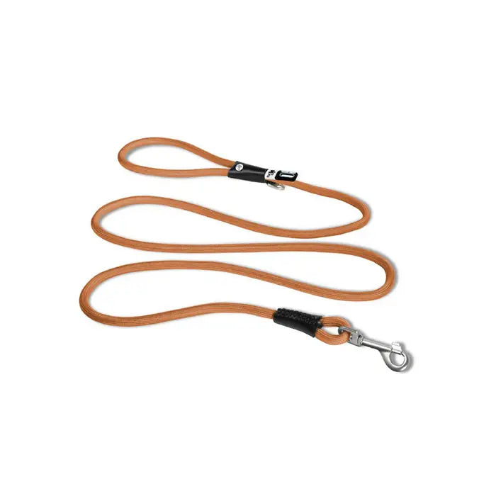 Curli Stretch Comfort Leash Orange Shock-Absorbing Dog Lead Medium