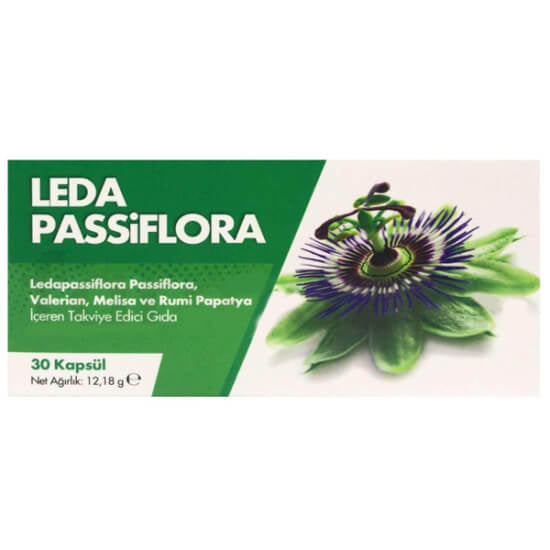 Ledapharma Passiflora Herbal Relaxation Support 30 Capsules
