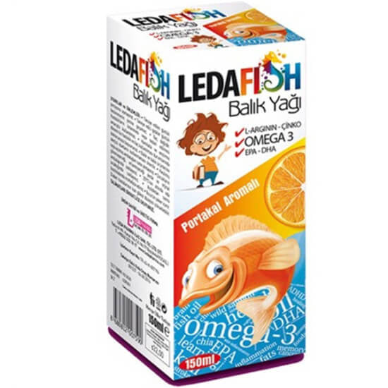 Ledapharma Ledafish Omega 3 Fish Oil Liquid Supplement 150 ml