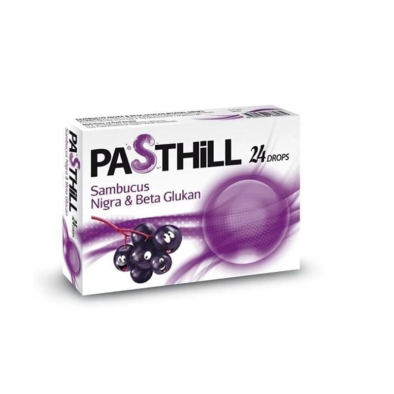 LedaPharma Pasthill Sambucus Nigra & Beta Glukan Drops 24 Count