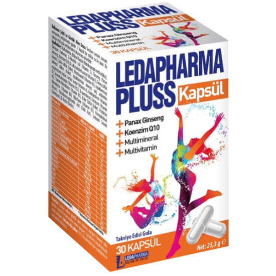Ledapharma Pluss Multivitamin Daily Support Formula 30 Capsules
