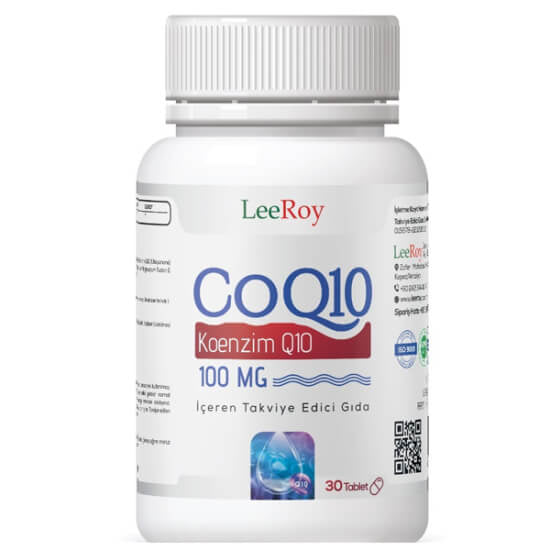 Leeroy COQ10 100 mg Dietary Supplement - 30 Tablets