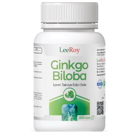Leeroy Ginkgo Biloba Herbal Supplement 150 Tablets
