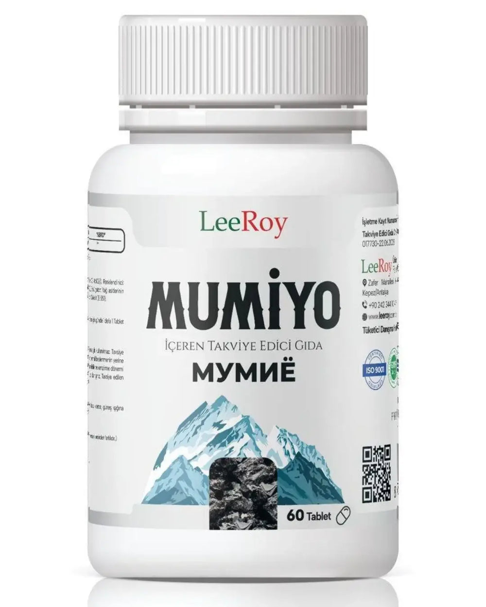 Leeroy Mumiyo Mineral Support Supplement 60 Tablets