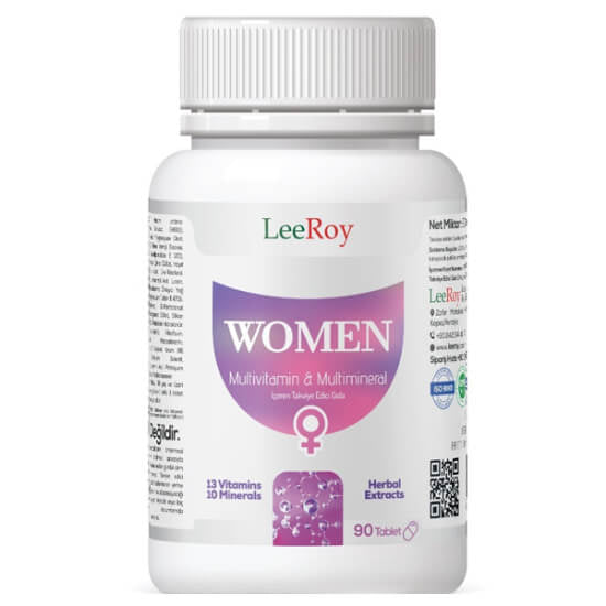 Leeroy Women Multivitamin & Multimineral Supplement 90 Tablets