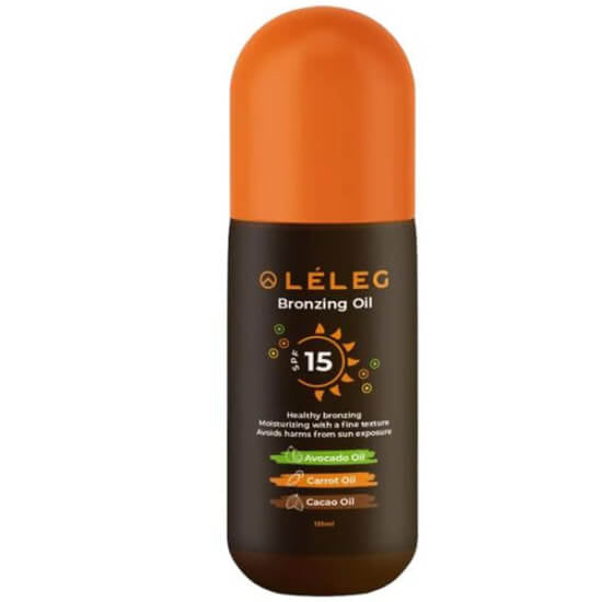 Leleg Bronzing Oil SPF15 Sun Protection &amp; Glow 135 ml