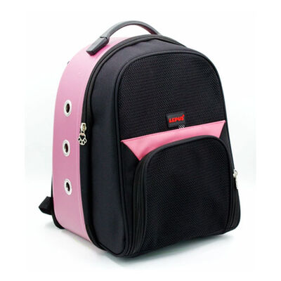 Lepus Astronaut Pet Carrier Pink for Cats and Small Dogs
