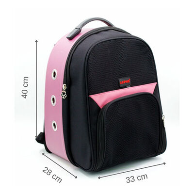 Lepus Astronaut Pet Carrier Pink for Cats and Small Dogs