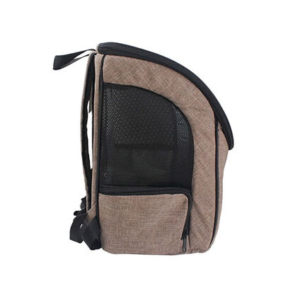 Lepus Brown Transparent Pet Backpack Carrier for Cats & Dogs 40cm