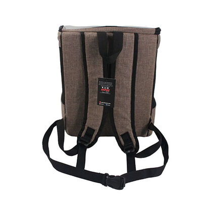 Lepus Brown Transparent Pet Backpack Carrier for Cats & Dogs 40cm