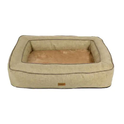 Lepus Comfort Khaki Green Visco Pet Bed Large 100x70 cm