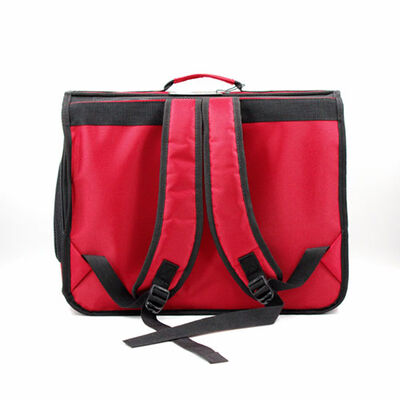 Lepus Cool Backpack Pet Carrier for Cats and Small Dogs Red 43cm