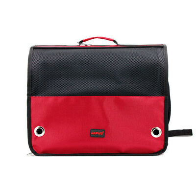 Lepus Cool Backpack Pet Carrier for Cats and Small Dogs Red 43cm