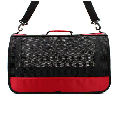 Lepus Mesh Bag Red Breathable Pet Carrier 28x45x28 cm
