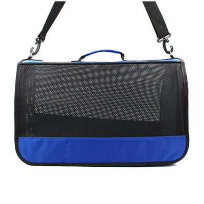 Lepus Mesh Pet Carrier Bag Breathable Blue 28x45x28 cm